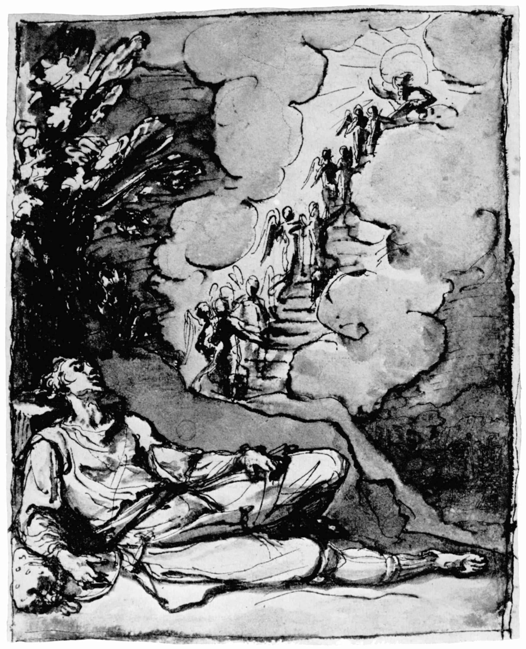 
„Jakob träumt von der Himmelsleiter (Gen 28, 10-16)..