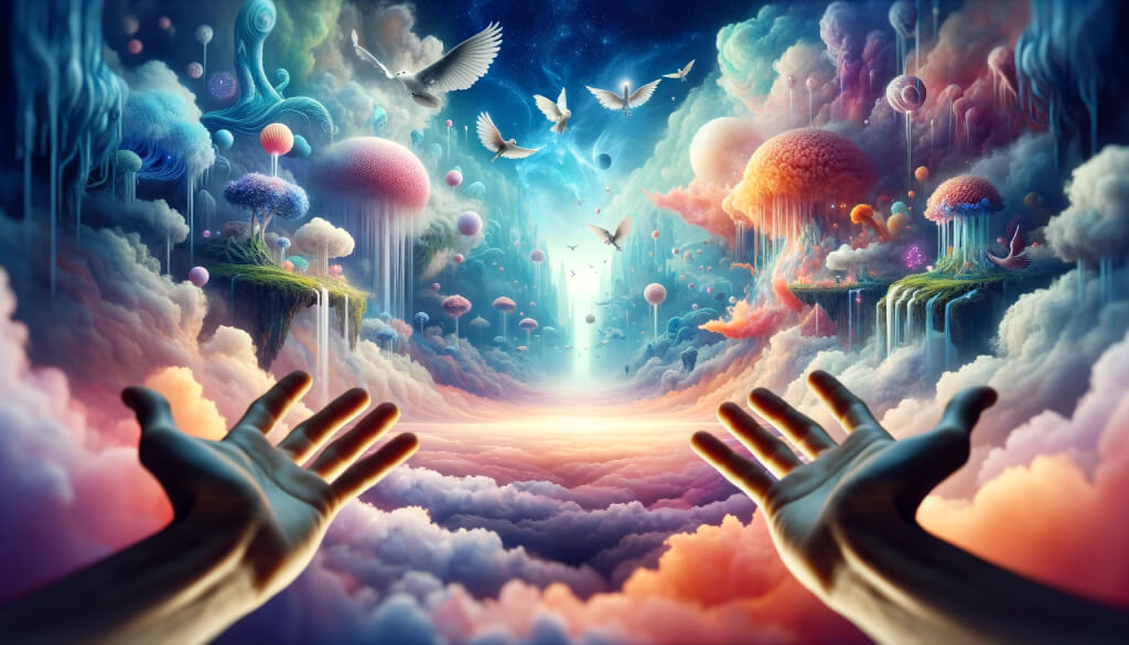 
„Blicke auf deine Hände, um deinen Zustand zu prüfen…