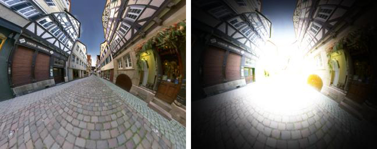 
Bewebung mit 95% der Lichtgeschwindigkeit.