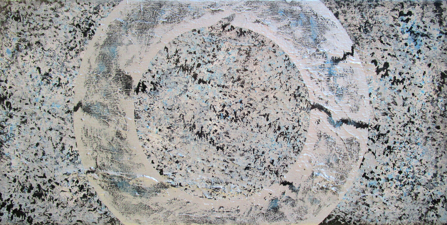 
Zeitlos 2 (2011). Acryl auf Leinwand, 20 x 40 cm.