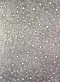Yayoi Kusama, Meditation, Acryl auf Leinwand, 1993, 53 x 45 cm
