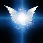 Als ich die Erfahrung eines Lichtstrahles hatte, der von zwei Engeln aus in meine Augen strahlte, konnte ich die Mouches volantes sehen.