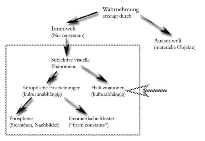 Arten von subjektiven visuellen Ph&auml;nomenen